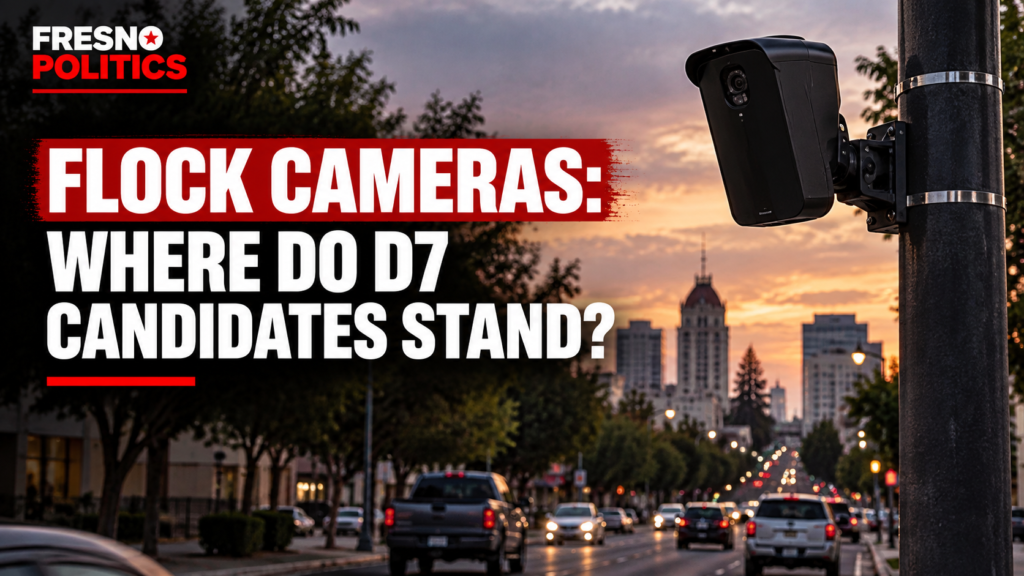 Fresno District 7 candidates and Flock camera debate