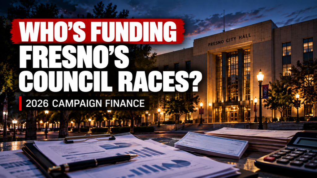 Fresno City Hall and 2026 City Council campaign finance