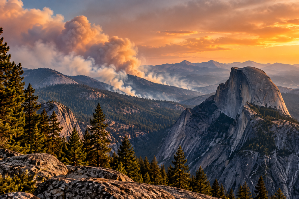 Yosemite Dome Fire nears containment after burning 6,788 acres.
